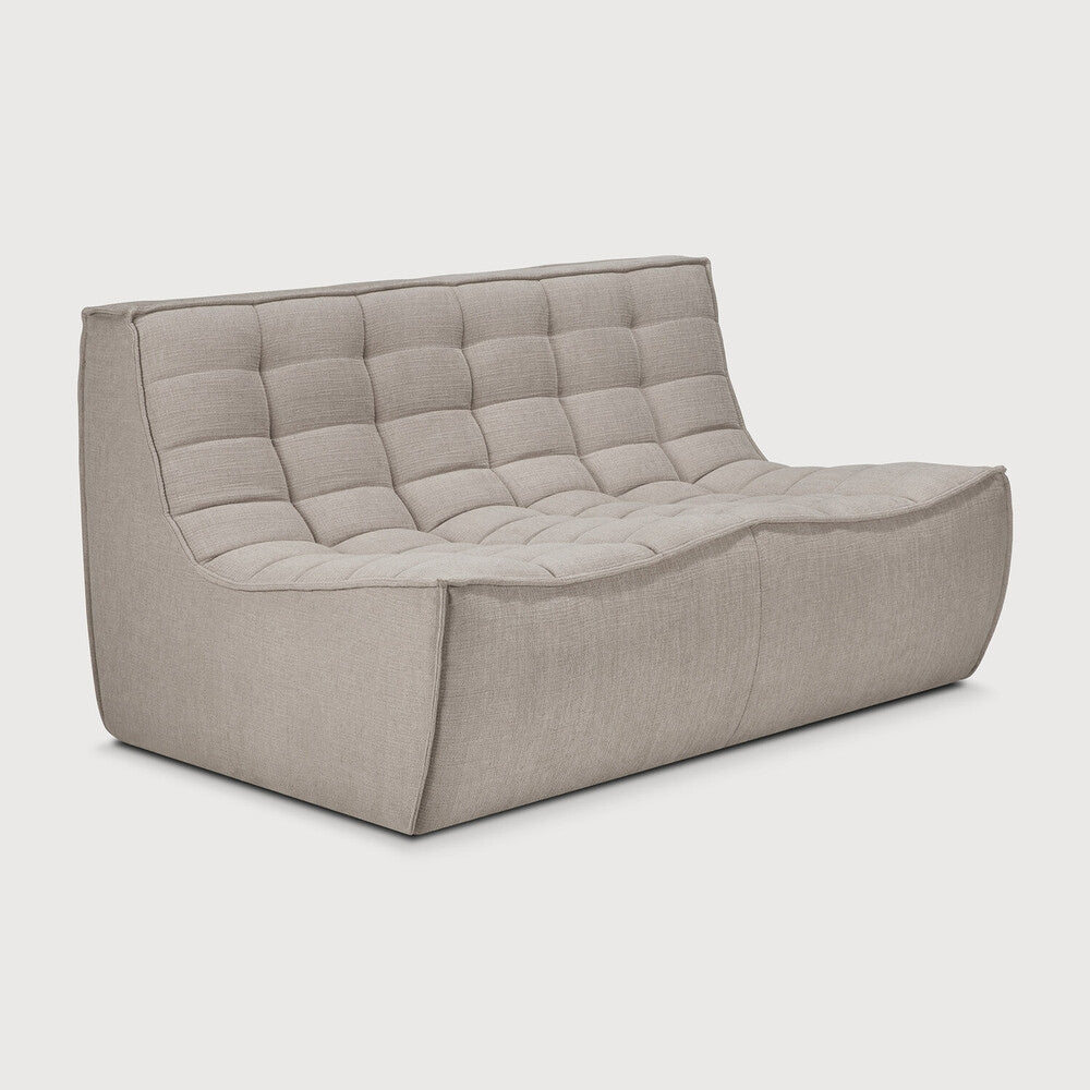 N701 2 Seater Sofa - Ecru