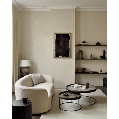 Tray Round Coffee Table Set