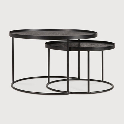 Tray Round Coffee Table Set