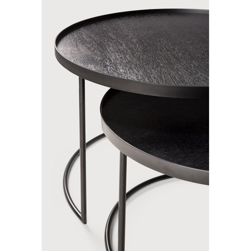 Tray Round Coffee Table Set