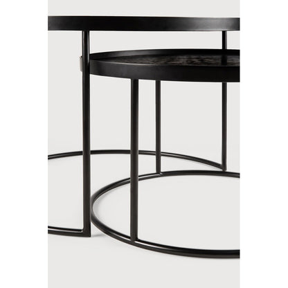 Tray Round Coffee Table Set