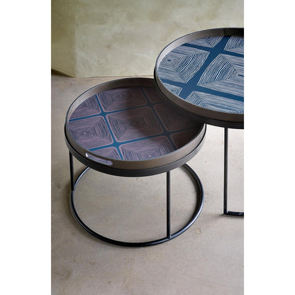 Tray Round Coffee Table Set