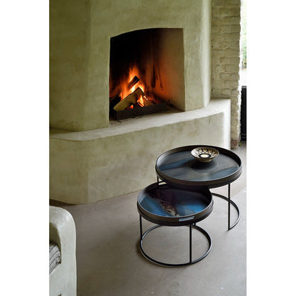 Tray Round Coffee Table Set