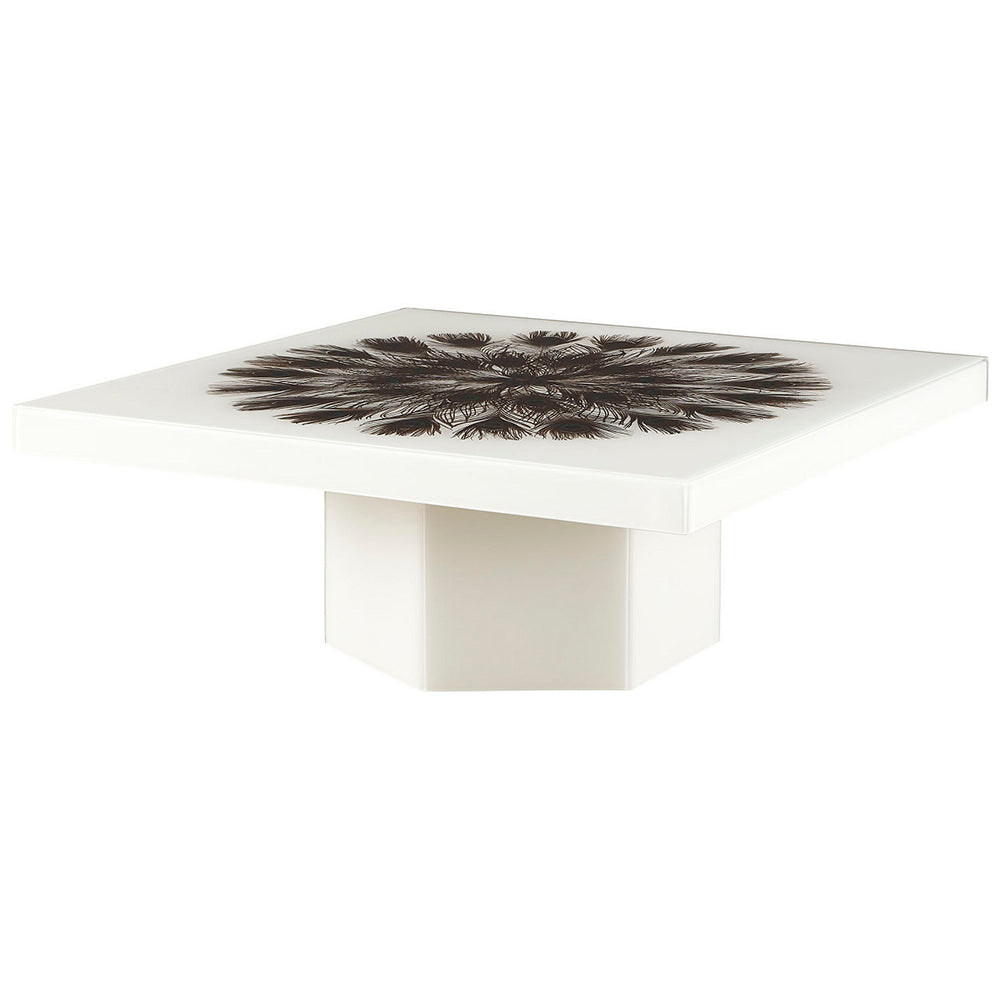 Peacock Square Cocktail Table