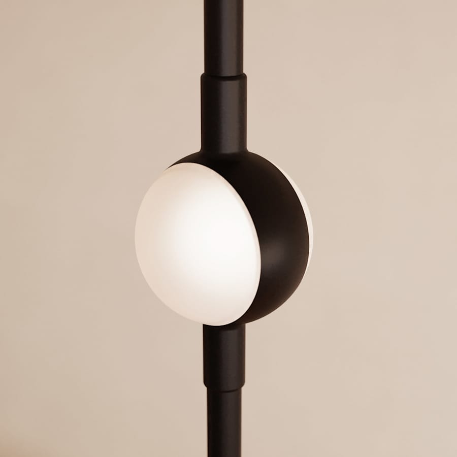 Sonneman Constellation 12" Wide LED Multi Light Pendant with White Optical Acrylic Shades and 240" Cable - 2200K