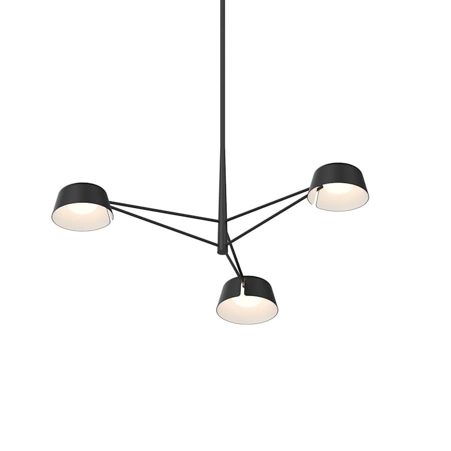 Sonneman Ray 36" Wide LED Round Chandelier