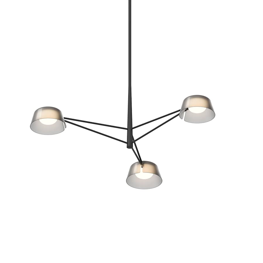 Sonneman Ray 36" Wide LED Round Chandelier