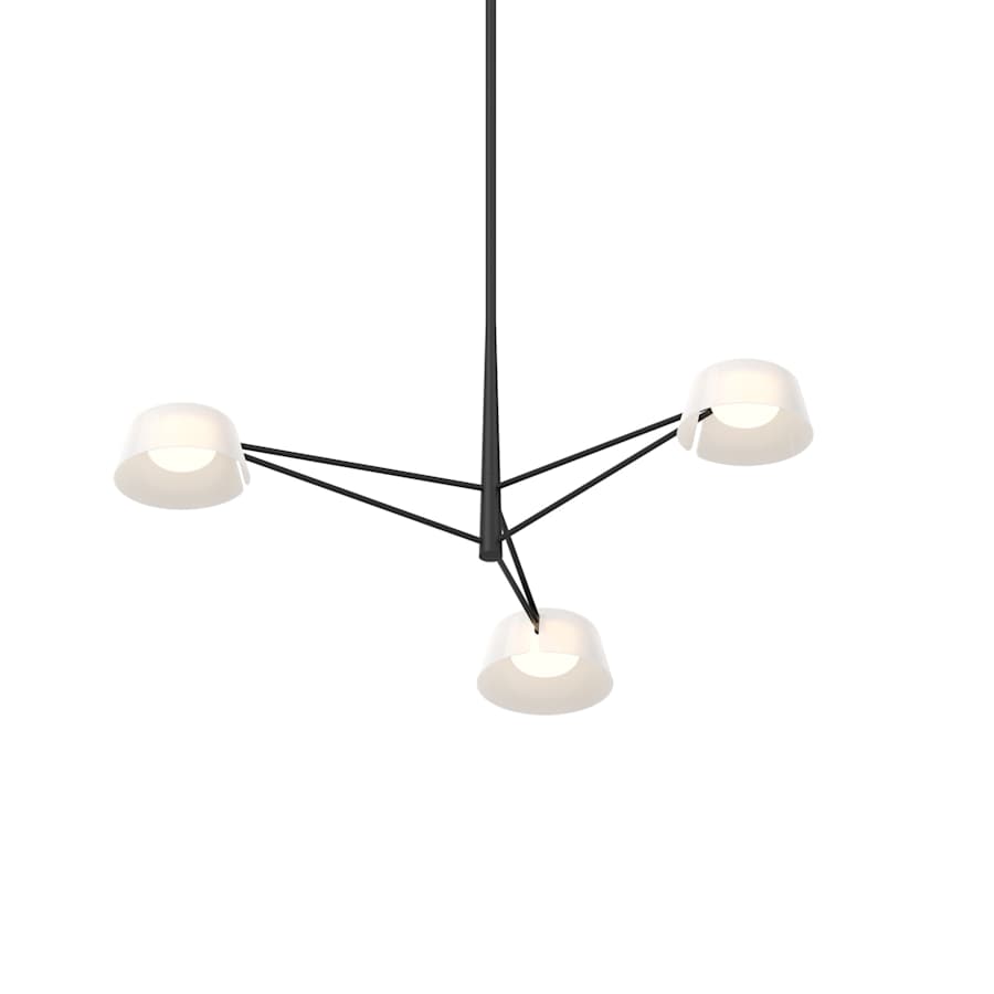 Sonneman Ray 36" Wide LED Round Chandelier
