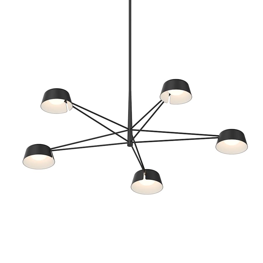 Sonneman Ray 45" Wide LED Round Chandelier