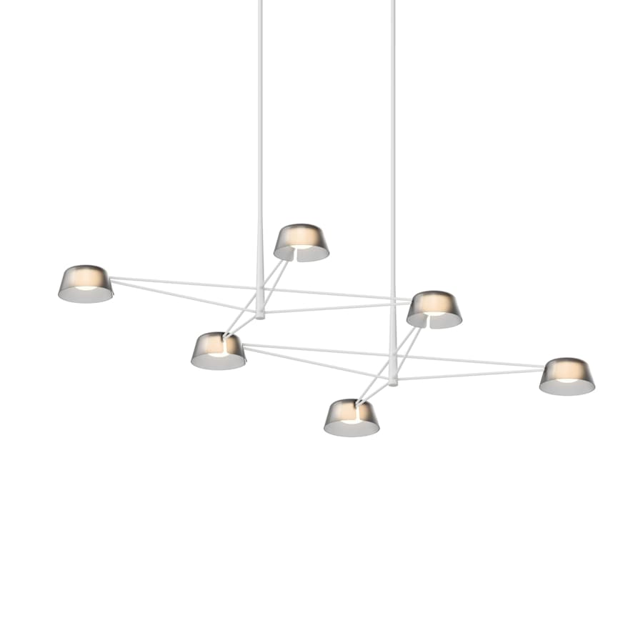 Sonneman Ray 68" Wide LED Linear Chandelier