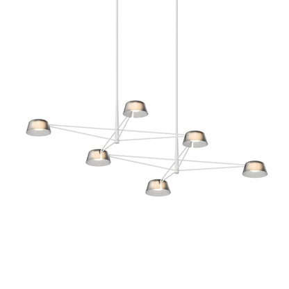 Sonneman Ray 68" Wide LED Linear Chandelier