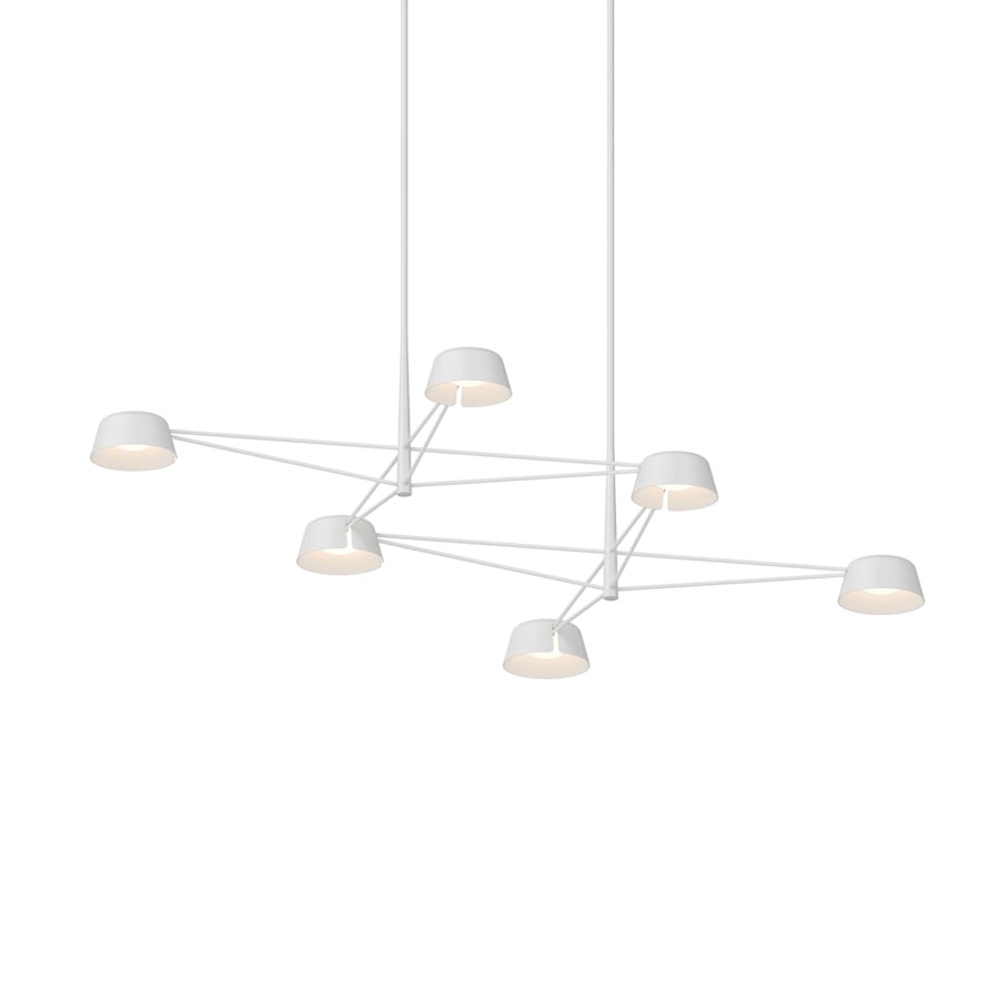 Sonneman Ray 68" Wide LED Linear Chandelier