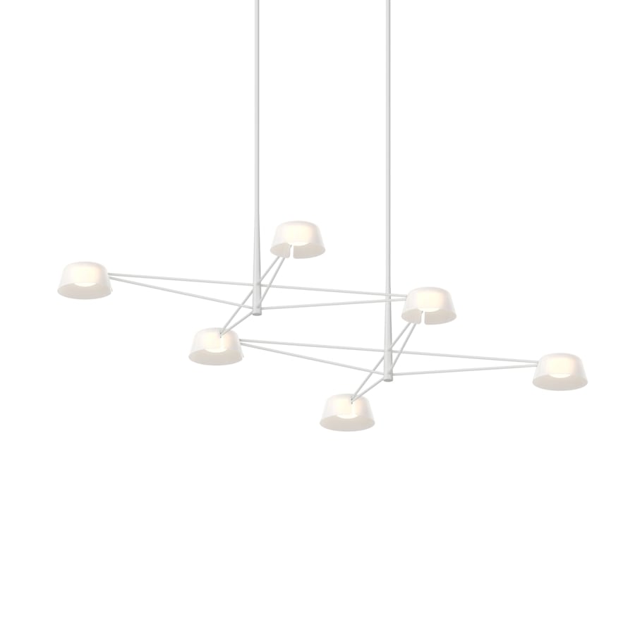 Sonneman Ray 68" Wide LED Linear Chandelier