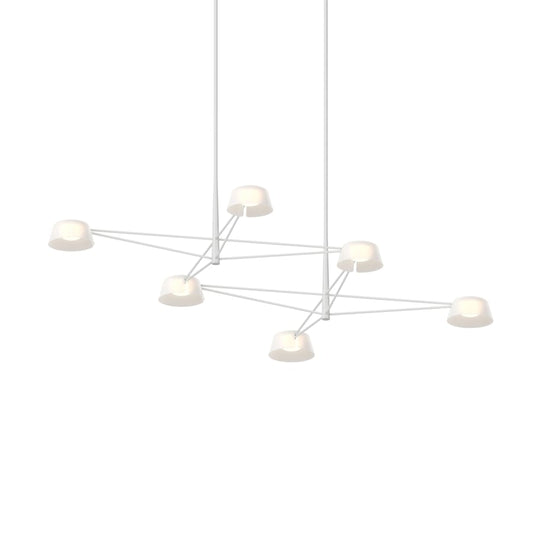 Sonneman Ray 68" Wide LED Linear Chandelier