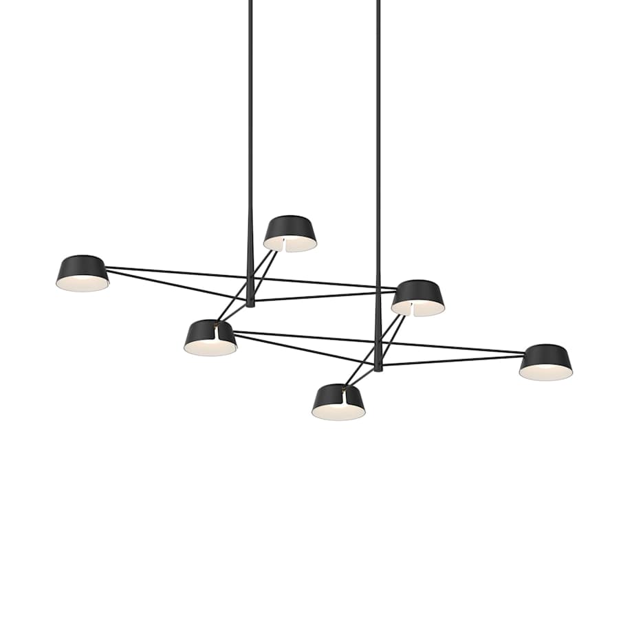 Sonneman Ray 68" Wide LED Linear Chandelier