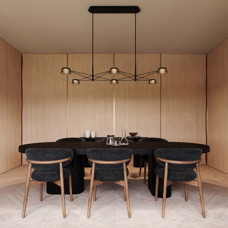 Sonneman Ray 68" Wide LED Linear Chandelier
