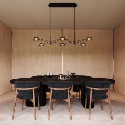 Sonneman Ray 68" Wide LED Linear Chandelier