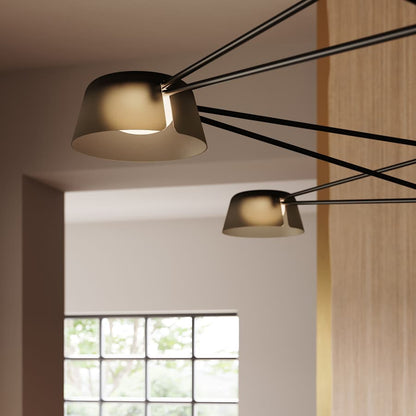 Sonneman Ray 68" Wide LED Linear Chandelier
