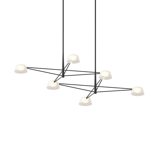 Sonneman Ray 68" Wide LED Linear Chandelier
