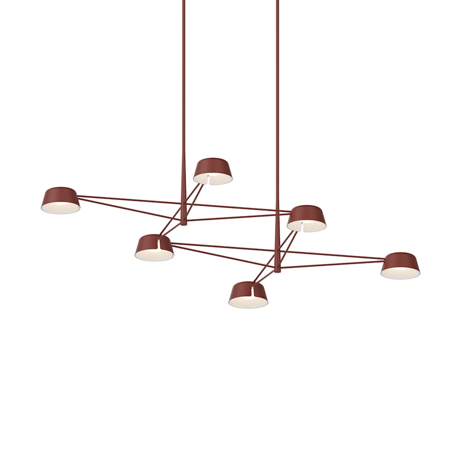 Sonneman Ray 68" Wide LED Linear Chandelier