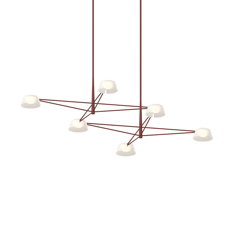 Sonneman Ray 68" Wide LED Linear Chandelier