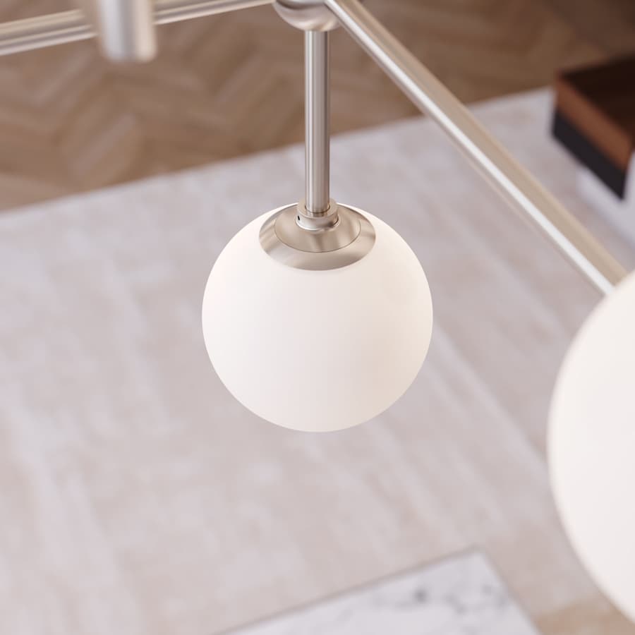 Sonneman Nebula 48 Light 61" Wide LED Abstract Chandelier