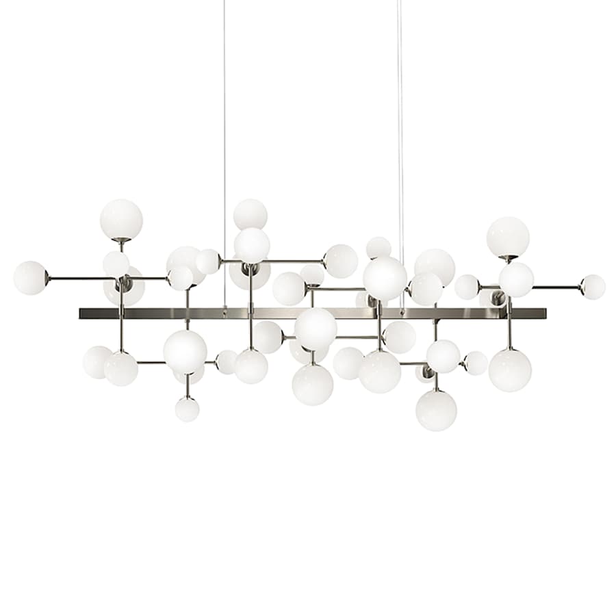 Sonneman Nebula 42 Light 69" Wide LED Abstract Chandelier