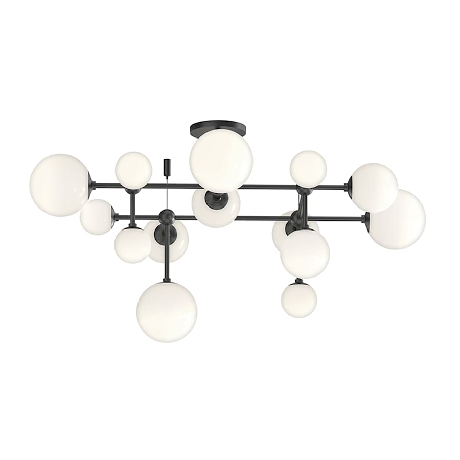 Sonneman Sabon 15 Light 36" Wide LED Semi-Flush Ceiling Fixture