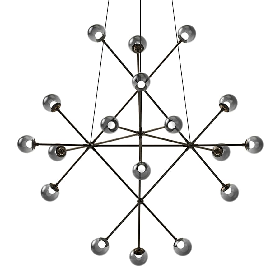 Sonneman Proton 18 Light 40" Wide LED Chandelier