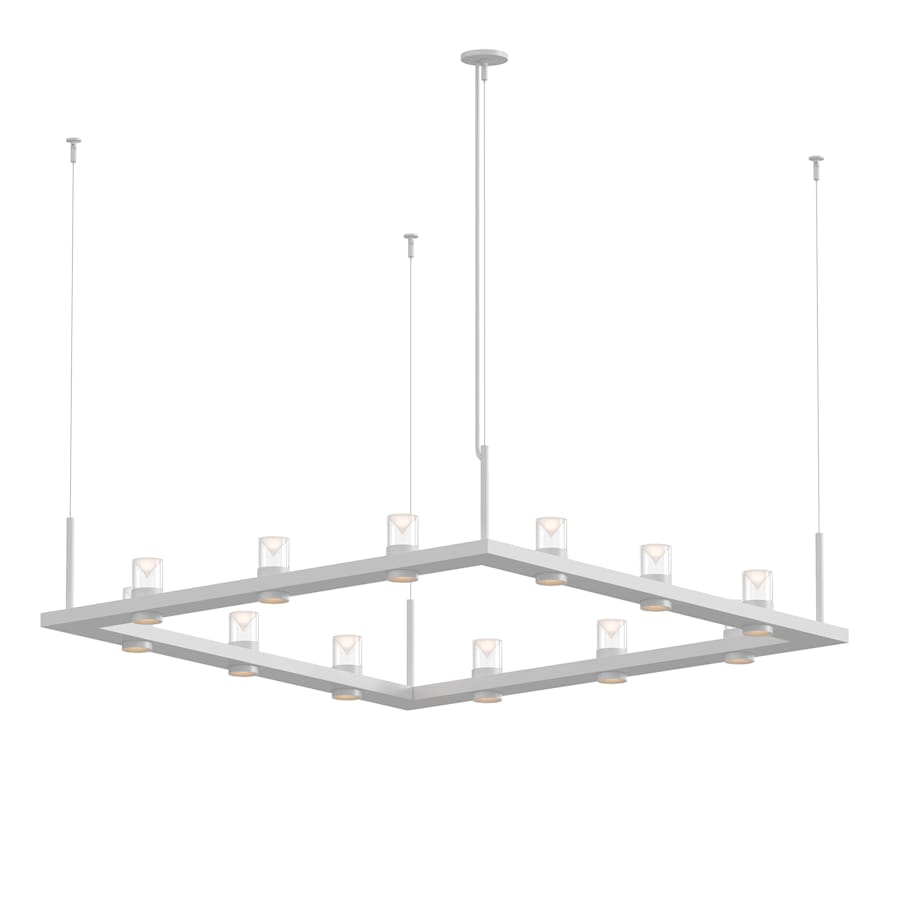 Sonneman Intervals 56" Wide Pillar Candle Chandelier