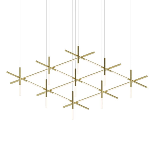 Sonneman Labyrinth 75" Wide LED Abstract Chandelier