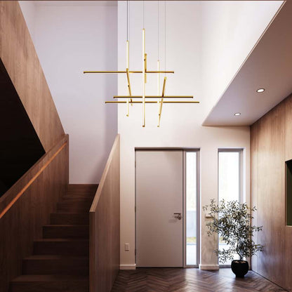 Sonneman Labyrinth 61" Wide LED Abstract Chandelier