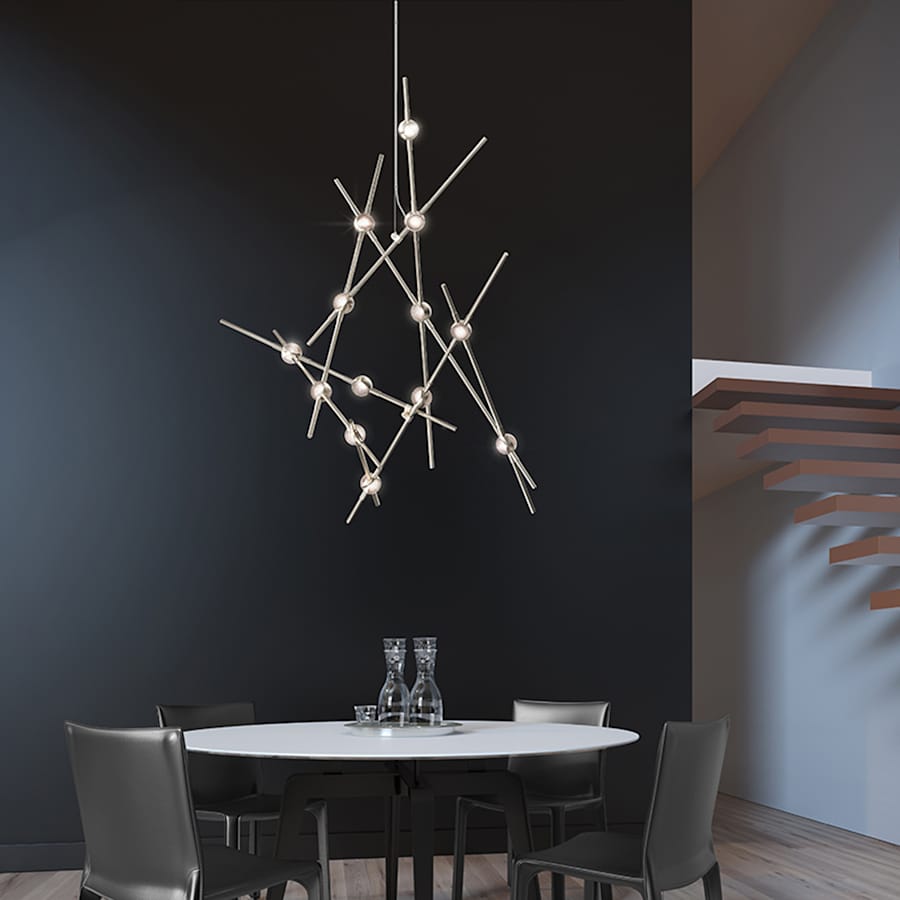 Sonneman Constellation Aquila Minor 13 Light 26" Wide LED Abstract Multi Light Pendant
