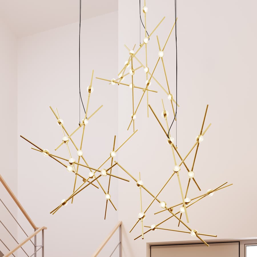 Sonneman Constellation Aquila Minor 13 Light 26" Wide LED Abstract Multi Light Pendant
