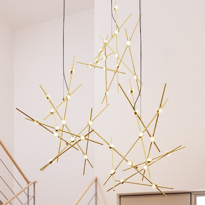 Sonneman Constellation Aquila Minor 13 Light 26" Wide LED Abstract Multi Light Pendant