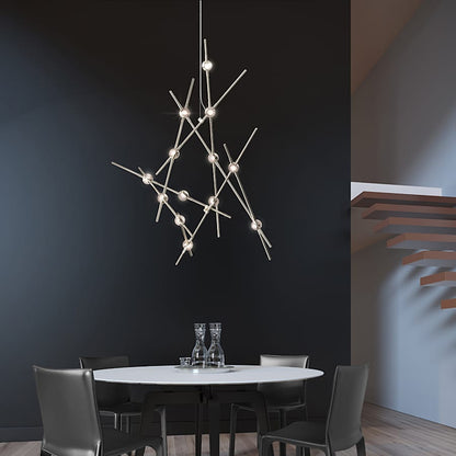 Sonneman Constellation Aquila Minor 13 Light 26" Wide LED Abstract Multi Light Pendant