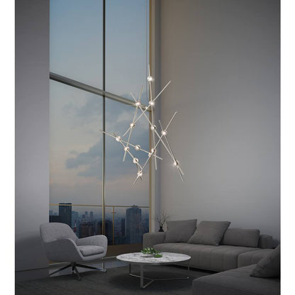 Sonneman Constellation Aquila Minor 13 Light 26" Wide LED Abstract Multi Light Pendant
