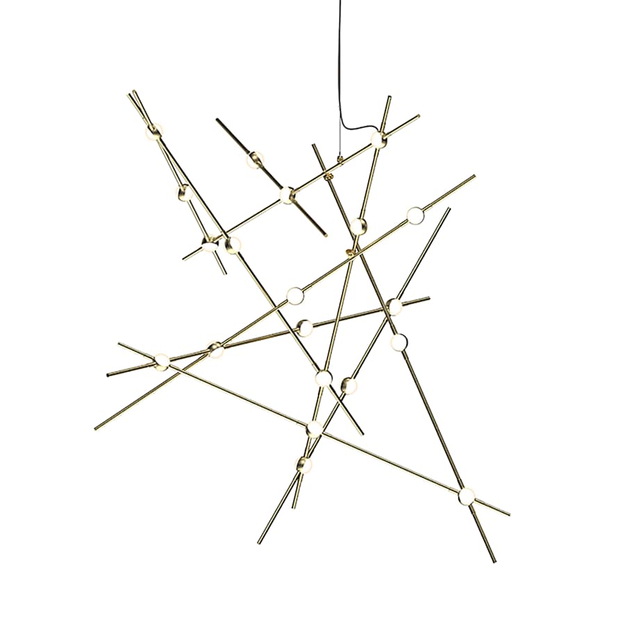 Sonneman Constellation 38" Wide Abstract Chandelier