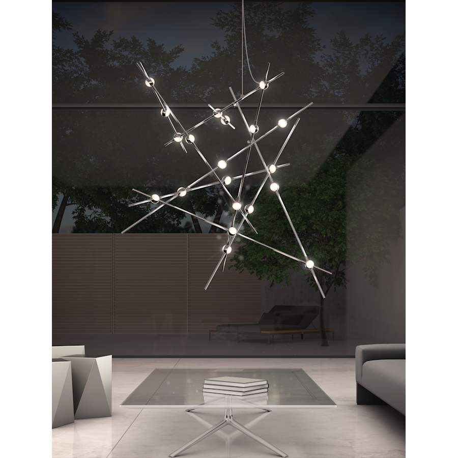 Sonneman Constellation Aquila Major 37" Wide Integrated LED Chandelier with Acrylic Shades