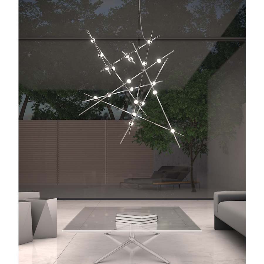Sonneman Constellation Aquila Major 37" Wide Integrated LED Chandelier with Acrylic Shades