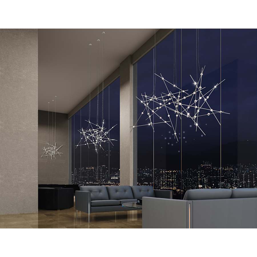 Sonneman Constellation Aquila Major 20 Light 37" Wide LED Abstract Multi Light Pendant