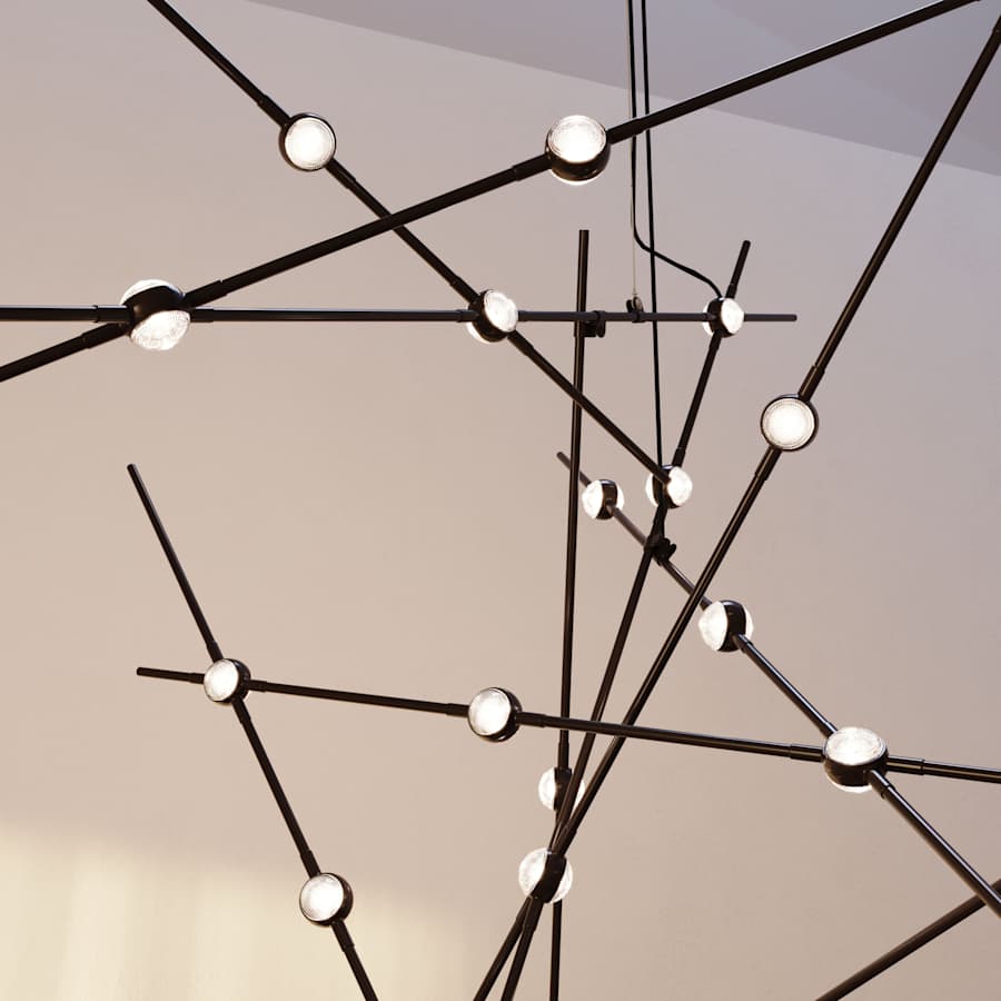 Sonneman Constellation 38" Wide Abstract Chandelier