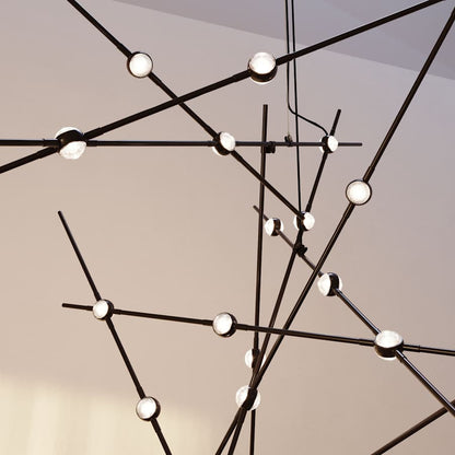 Sonneman Constellation 38" Wide Abstract Chandelier