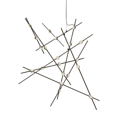 Sonneman Constellation 38" Wide Abstract Chandelier