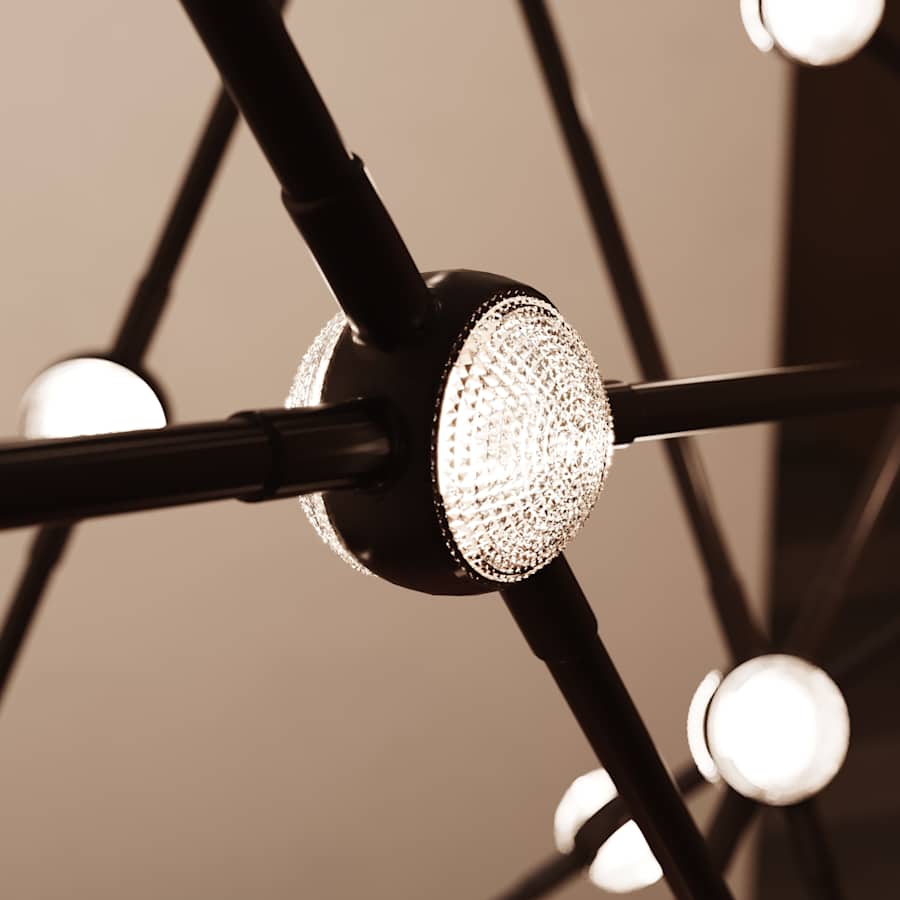 Sonneman Constellation 38" Wide Abstract Chandelier