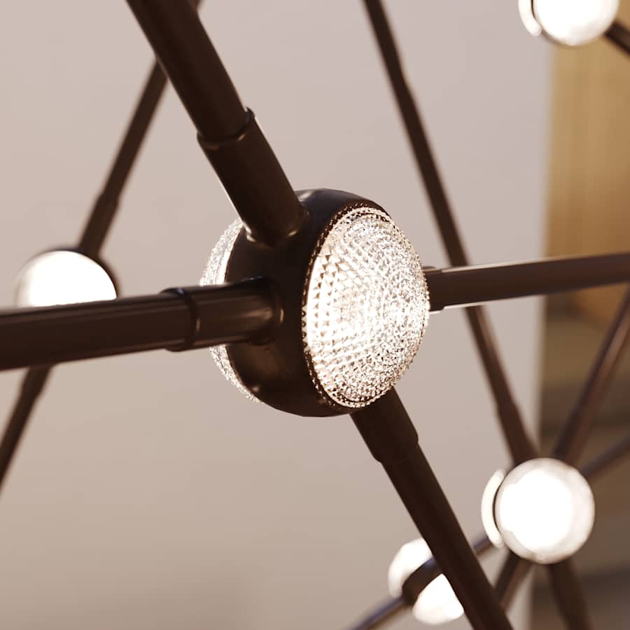 Sonneman Constellation 38" Wide Abstract Chandelier