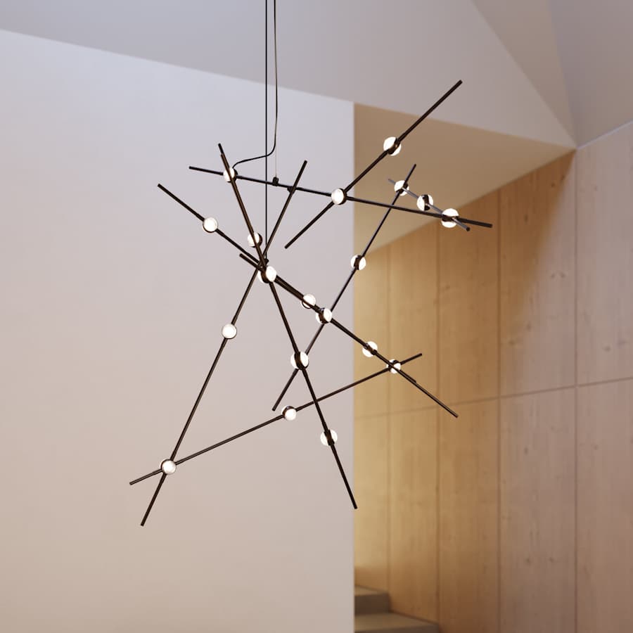 Sonneman Constellation 38" Wide Abstract Chandelier