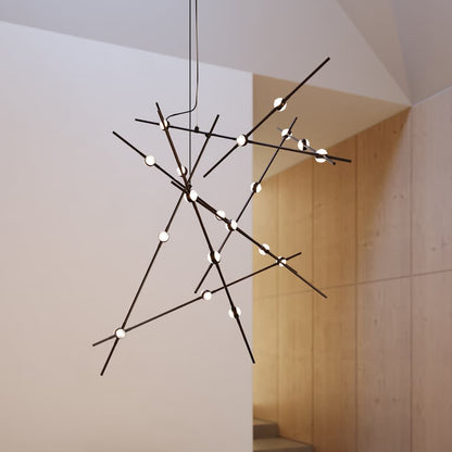Sonneman Constellation 38" Wide Abstract Chandelier