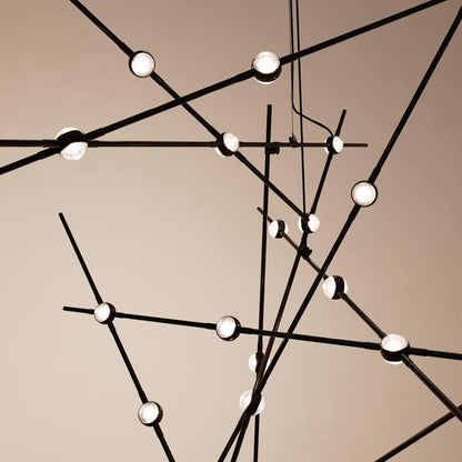Sonneman Constellation 38" Wide Abstract Chandelier