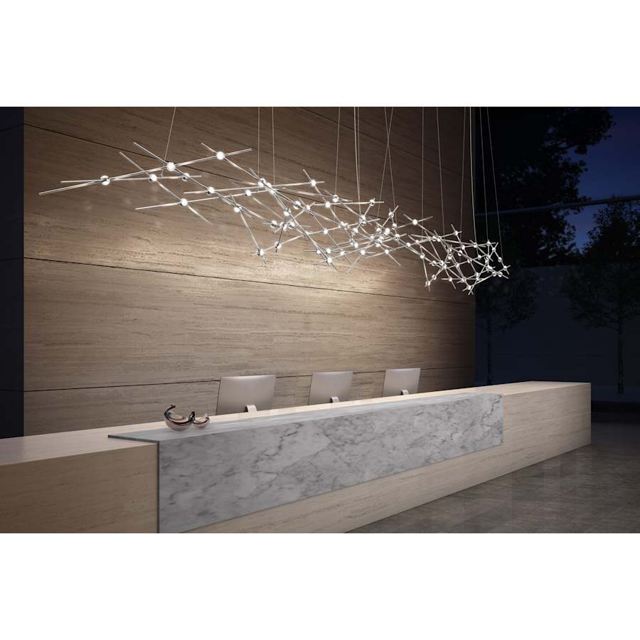 Sonneman Constellation Ursa Minor 55" Wide Integrated LED Chandelier with Acrylic Shades
